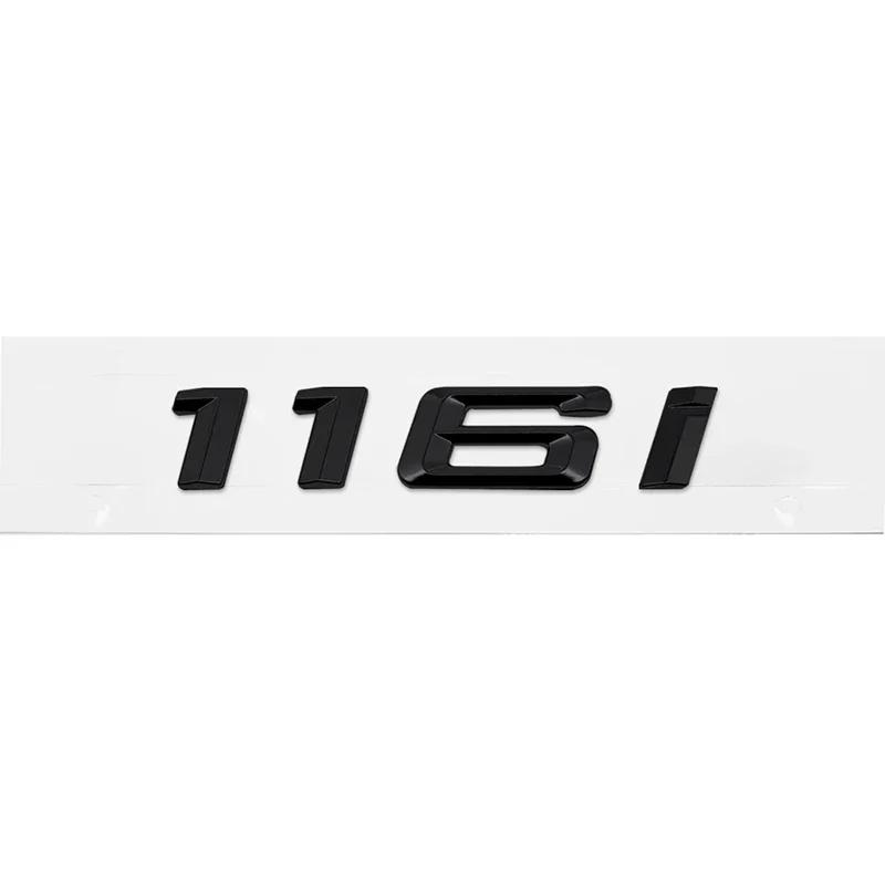 

ABS Car Rear Trunk Letters Logo Badge Emblem Sticker For BMW 1 Series 116i 118i 120i 125i 130i 135i 140i E81 E82 E87 E88 F20 F21