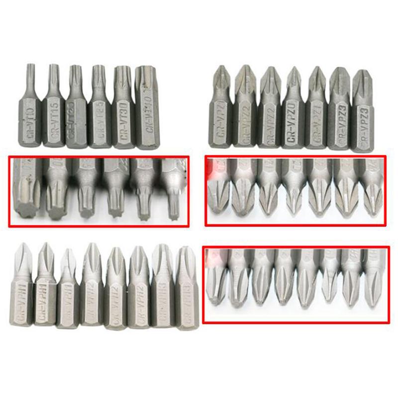 33PCS Solid Screwdriver Batch Head Set Screwdriver Bits