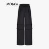 MO&Co. Deconstructed Drawstring Low-Waist Pleated Pants