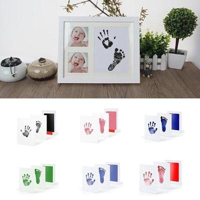 Baby Clean Inkless Touch Stempelkissen, kindersicher, ungiftig und schmutzfrei, Fußabdruck- und Handabdruck-Stempelkissen