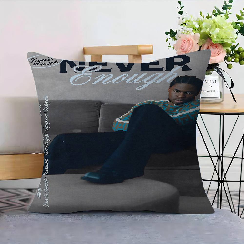 D-Daniel Caesar Music Album Freudian Personalized Pillow Cover Kids Bedroom Wild Party Decor Pillowcase Kid Birthday Shower Gift