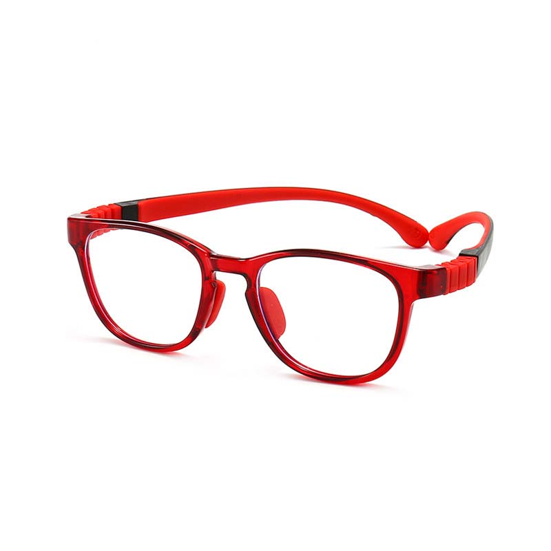

54905 Children Silicone Anti-Blue Light Glasses Flexible Removable Sport Eyeglasses Frame Girls Boys Mobile Phone Glasses красный