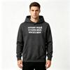 Men's Pullover Hoodie, Russian Slogan Printed Casual Long Sleeve Hooded Sweatshirt for Daily Wear