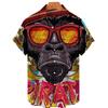 Summer Skull 3d Havajská košile pro muže Nadměrná Neformální Pánské Košile Streetwear Plážové Pánské topy Halenka s krátkým rukávem Trendy trička