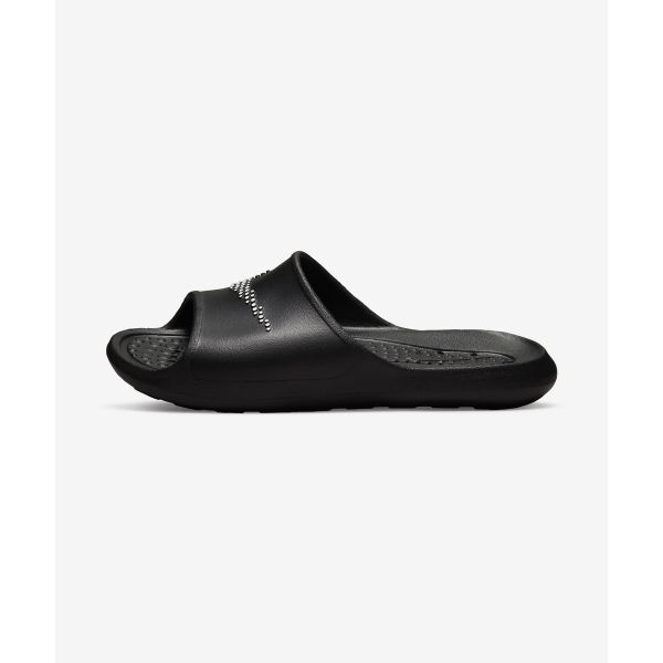 Nike Victori One Slide Polka Swoosh - Μαύρα Ανδρικά Αθλητικά Λευκά CZ5478-001