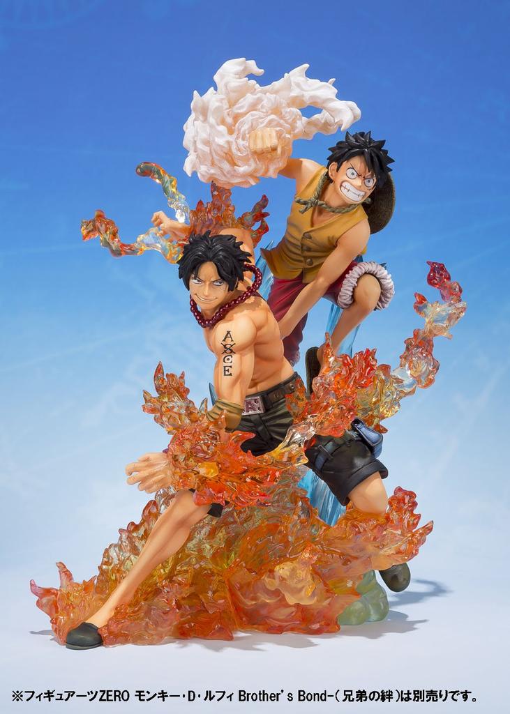 TAMASHII NATIONS Figuarts ZERO ONE PIECE Portgas Ace Approximately 155mm Painted Finished Figure D. -Brother's Bond- PVC&ABS