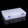 Small Bead Necklace Plastic Storage Box - Mini Necklace Storage Container with Hinged Lid - Rectangular Craft Supplies Box
