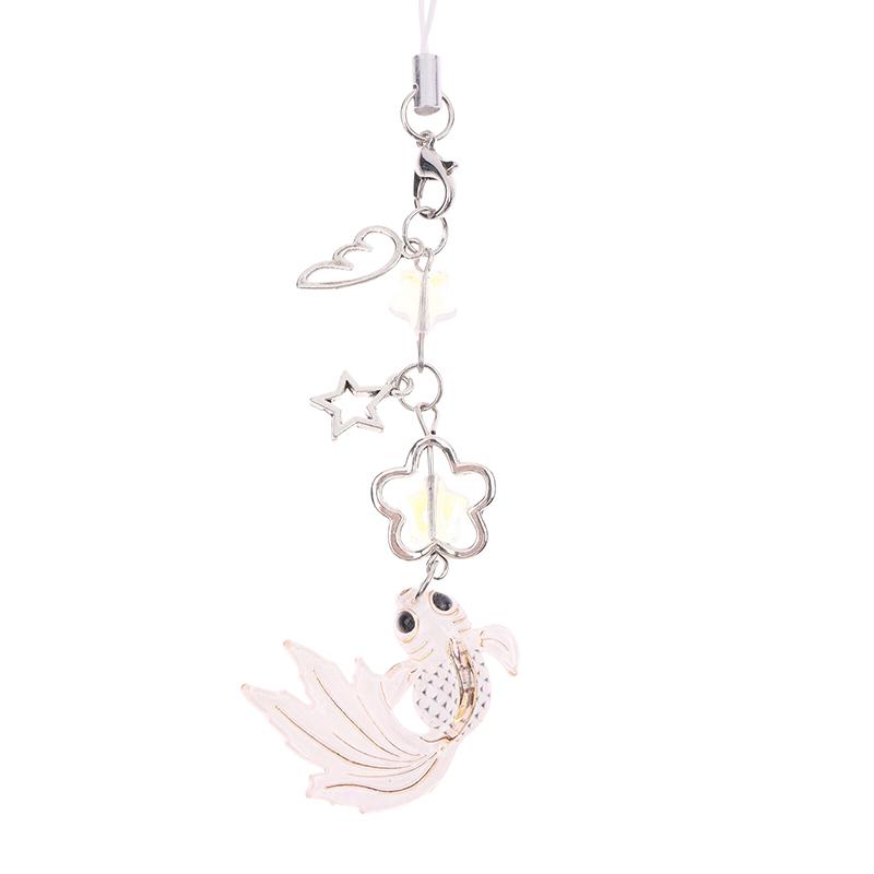 Colorful Fish Star Keychain Lanyard Wrist Strap Hanging Chain Mobile Phone Chain Charm