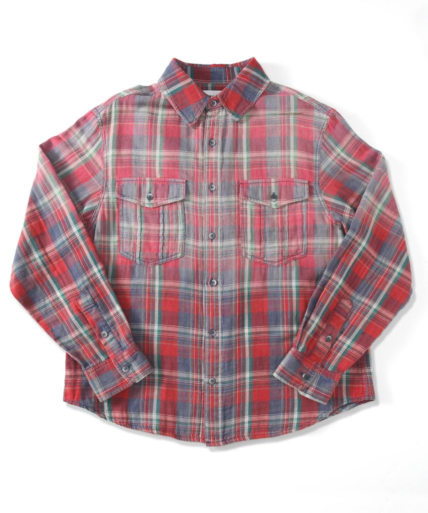 DEMADEN Fake Layer Check Shirt