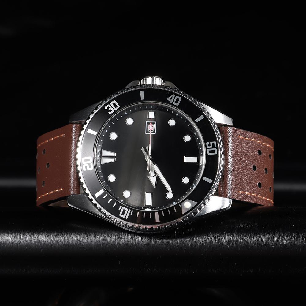 Vintage Handmade Watch Strap 20mm 22mm for Omega Business Leather Straps Black Brown Blue Breathable Porous Sports Watchbands