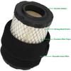 796031 594201 Kit de filtre à air pour Briggs and Stratton 590825 591334 John Deere D100 D110 D105 D125 D130 D140 MIU14395