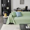 Cool Feeling Faux Leather Summer One-Piece Sofa Towel Simple Modern Sofa Cover Anti-Scratching Machine Washable