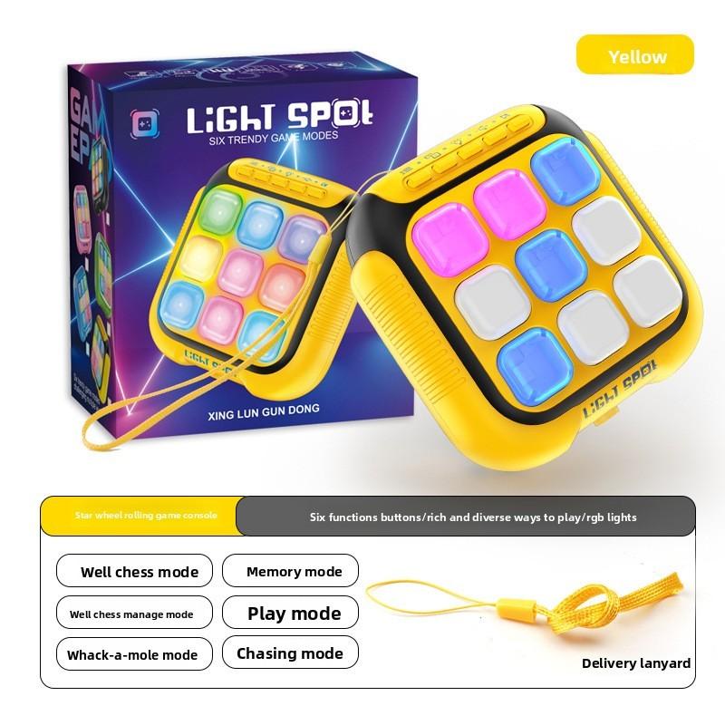 Speed Push Button Game For Kids With Sound Light Abs Material Rechargeable Toy For Boys And Girls