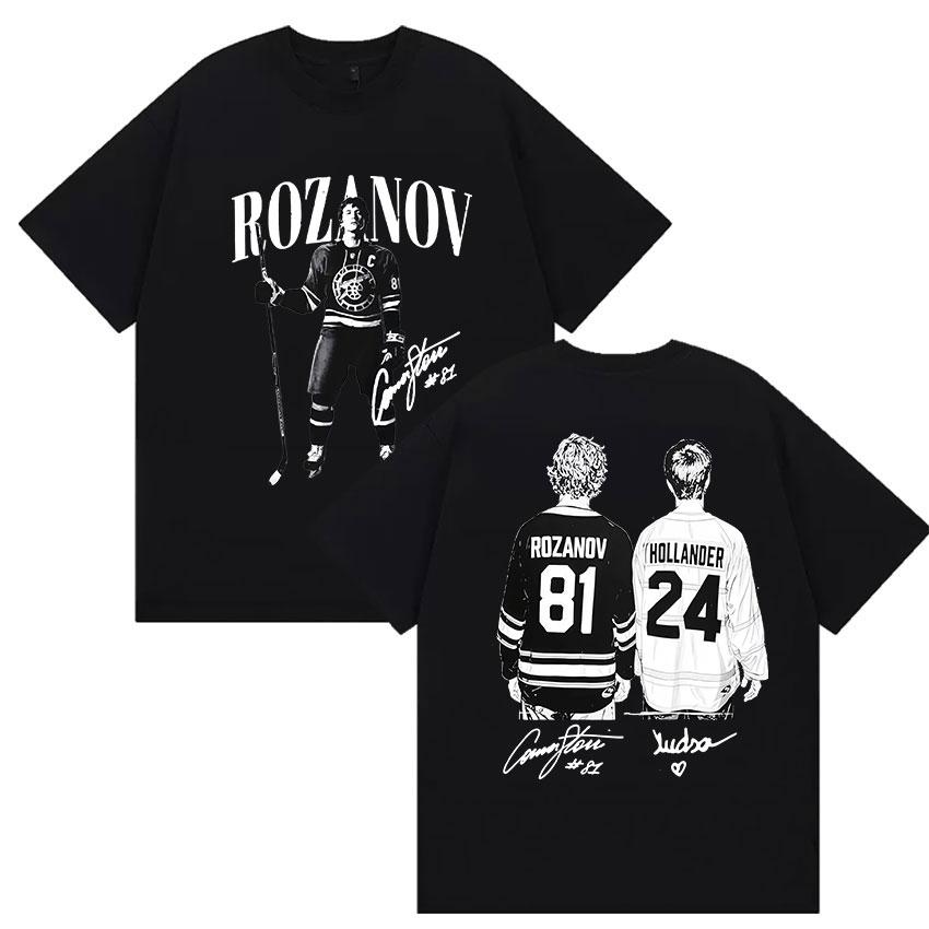 2026 Intense Competition Retro Pattern Tshirt Movie Shane Hollander 24 2026 Summer Pure Cotton Printed Casual Tshirt S