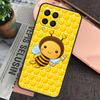 Bumble Bee Honeycomb Honey Case For Samsung Galaxy M20 M15 M55 M31s M51 M21 M11 M13 M33 M53 M52 M32 M12 M14 M34 M54