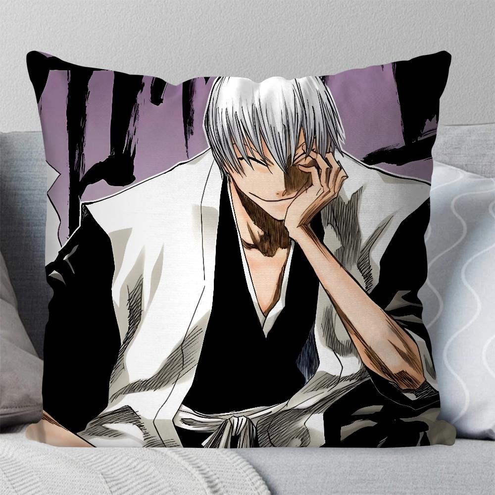 Gin Ichimaru Bleach Kussensloop Vierkante Kussen Slaapkamer Bank Ontspanning Comfort Kussen Auto Woonkamer Huisdecoratie 40X40
