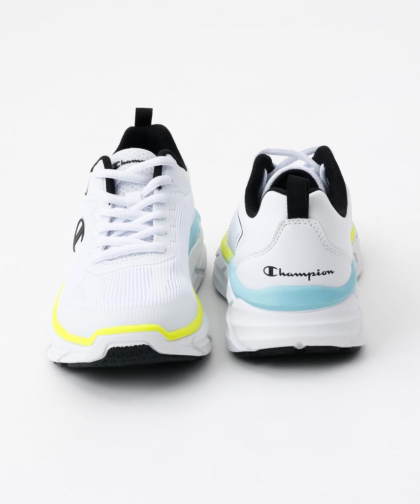 Champion FX III LEGACY S11696 White Sneakers with Size cm Women's One-Point Logo, 23.0