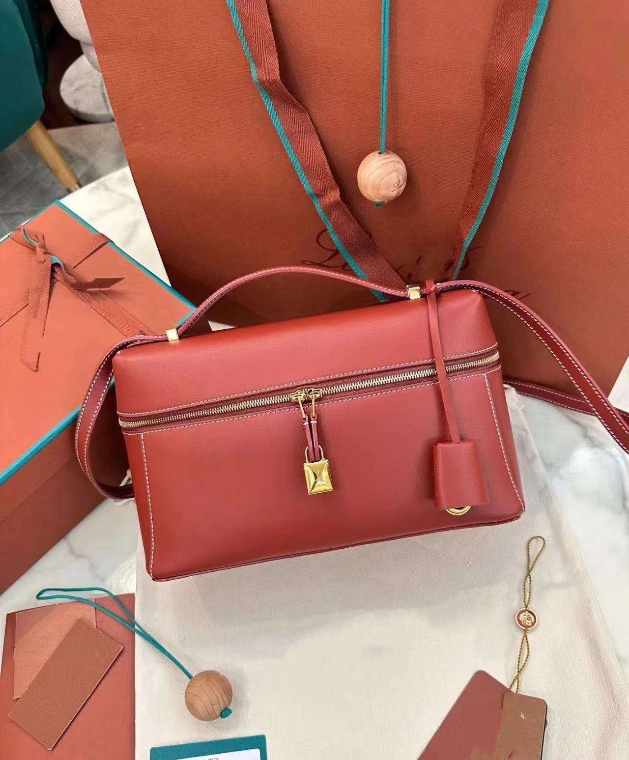 

LP19/27 Универсальная сумка для обеда через плечо из натуральной кожи для женщин - Осень/Зима