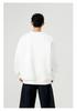 Men's 400g Rivet Round Neck Hoodie: Autumn Loose-Fit Trendy Couple Style Pullover.