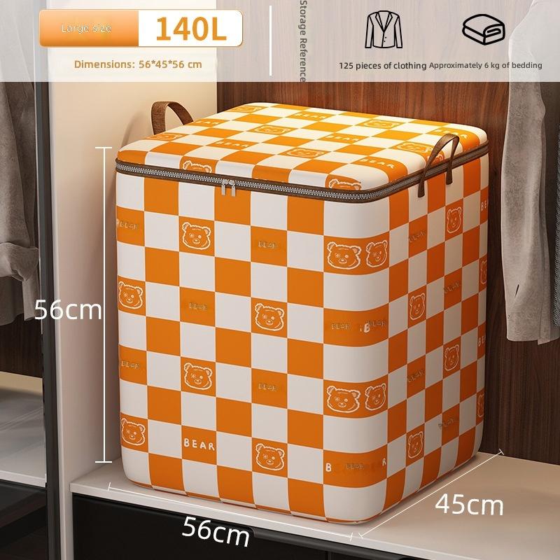Large Capacity Vacuum Storage Bags For Quilts Clothes Seasonal Moving Organizer Thick Non Woven Compression Storage Bag