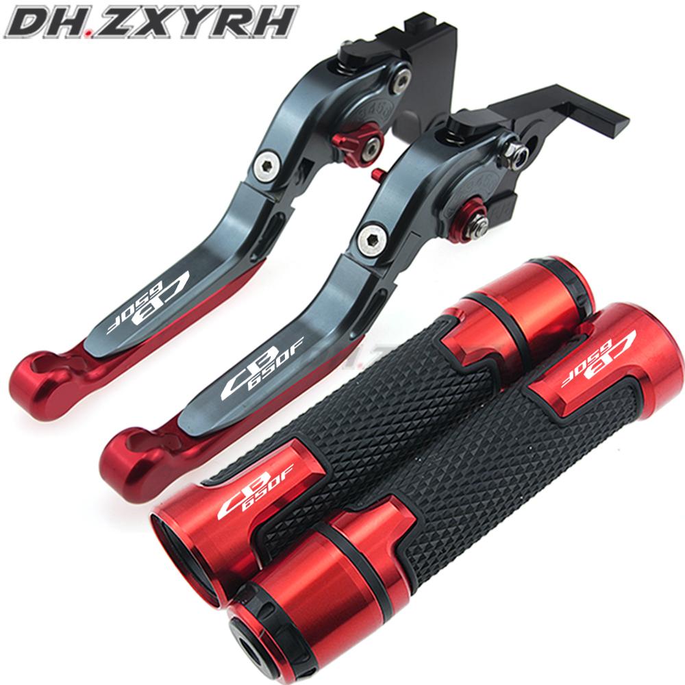 1 Pair Adjustable CNC Motorcycle Clutch Brake Levers Handle Hand Grips for Honda CBR650F CB650F CBR 650 F CB 650F