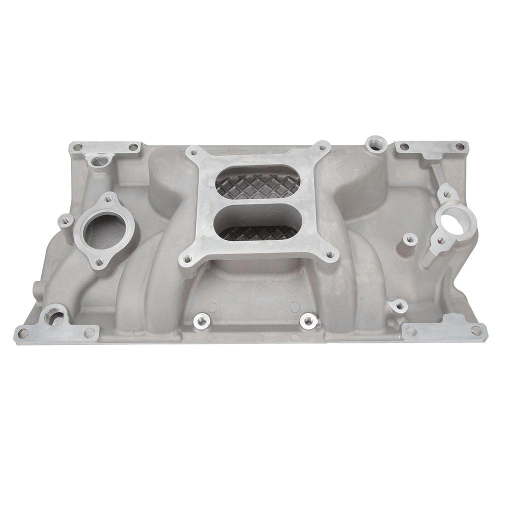 Intake Manifold Vortec Dual Plane Efficient Performance Cast Aluminum for SBC 350 383 1997 and Up