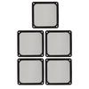 PC Fan Dust Filter Mesh Magnetic Frame Nylon Chassis Fan Dust Mesh Cover for Computer Case Power Supply Unit 140mm 5pcs