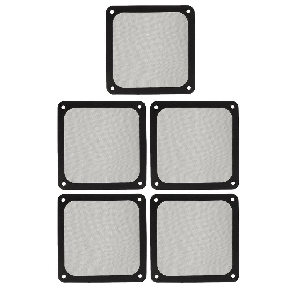 5PCS 120mm Fan Dust Filter Heat Dissipation Soft Magnetic Nylon Frame Computer PC Fan Dust Mesh Filter for PC Case