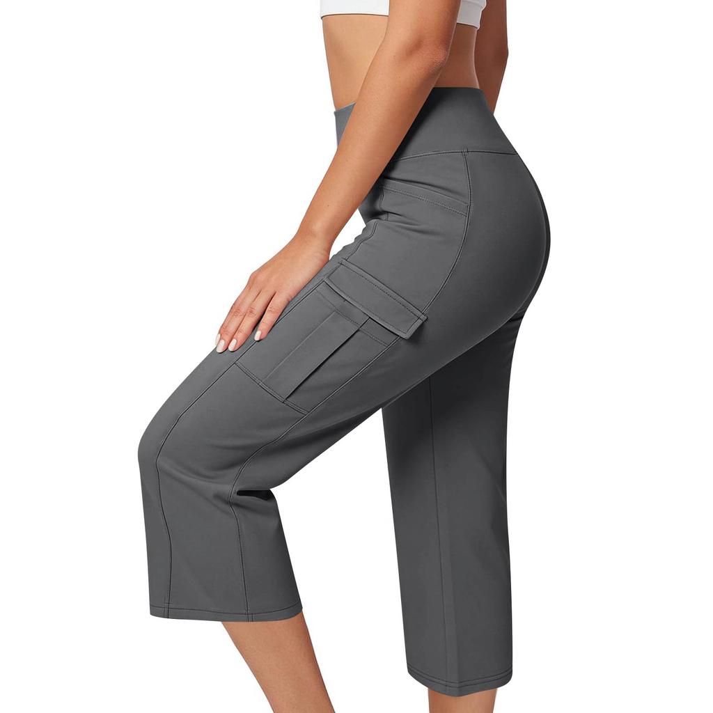 Women's High-Waisted Casual Athletic Slim-Fit Outdoor Fitness Yoga Pants With Pockets