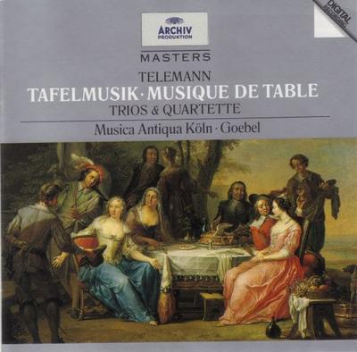 CD MUSICA ANTIQUA KOLN/REINHARD GOEBEL - TELEMANN/ TABLE MUSIC 4472962 Archiv Produkti 1995 Γερμανία Κλασική Μεταχειρισμένο