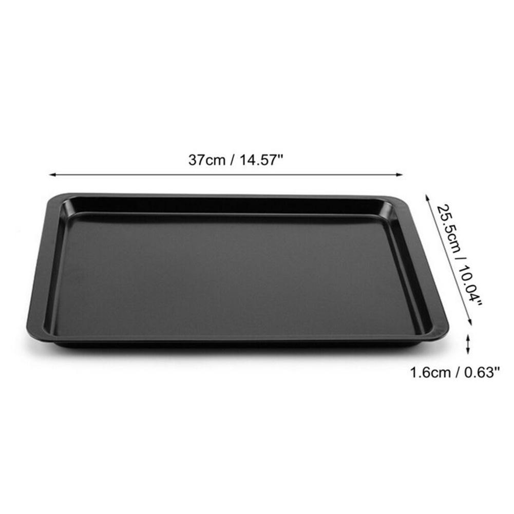 1X Everyday Oven Steel Tray | 38 X 25 X 1.5cm Rectangular Non-Stick Baking Sheet
