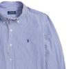 Polo Ralph Lauren Striped Stretch Cotton Poplin Long Sleeve Shirt Men Shirts Blue MNPOWOV16823573-400