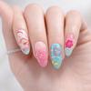 30Pcs 3D False Nails Pearl Flowers Nail Extensions New Almond Nail  Women Use