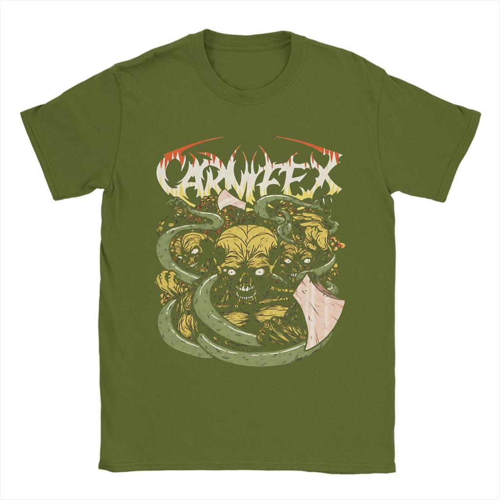 Amazing Carnifex Band T Shirt Summer  100 Cotton T Shirts For Unisexs Harajuku Print Tee Shirt Short Sleeve Vintage Top Tees
