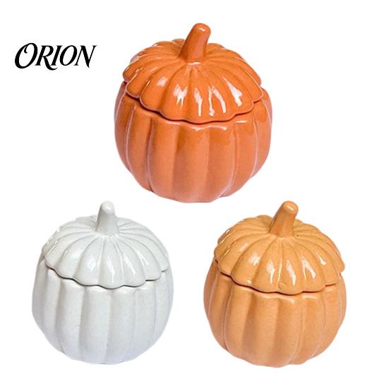 Seasonal Autumn Decor Items 1:12 Miniature Pumpkin Shaped Casserole Pot Model, Metal Bowl Figurine Still Life Photography Props with Lid, Mini