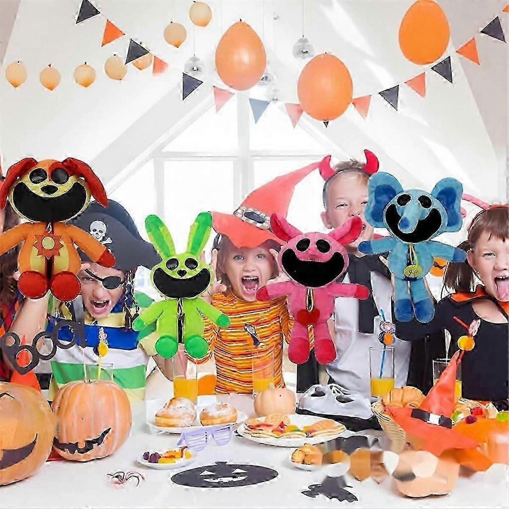 8pcs Hoppy Plush Smiling Critters Plushies