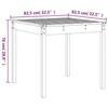 VidaXL Ensemble à dîner de jardin 5 pcs blanc bois massif de pin 3157710
