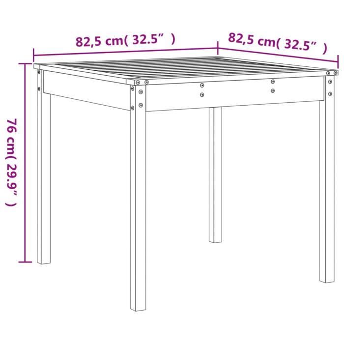VidaXL Ensemble à dîner de jardin 5 pcs blanc bois massif de pin 3157710