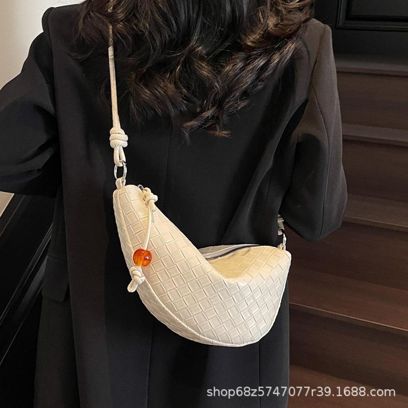 Dumpling Bag Fashion New 2025 Bag Bag Women's Armpit Cute Trendy Retro Knitted Niche Casual Crossbody Bag