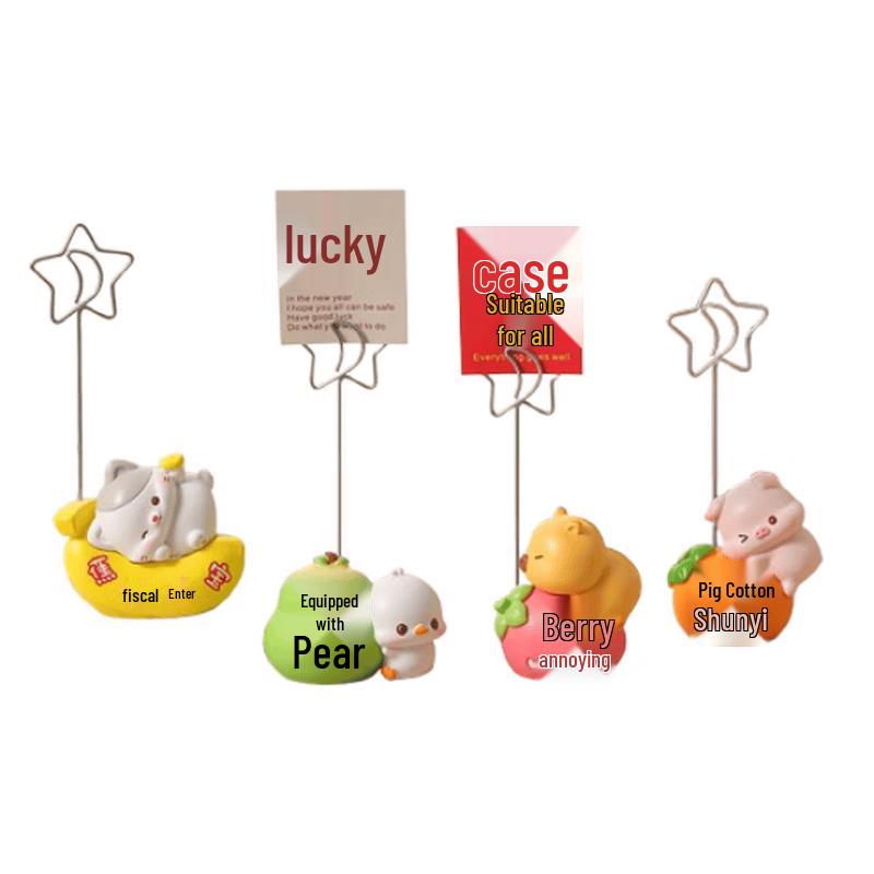

Cute Animal Desktop Memo Clip & Ornament