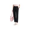 Anta Casual Simple Solid Color Straight Leg Knitted Sports Pants Women Bottoms Triumphant-Gray 162527311-3
