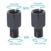 Motorcycle Mirror Conversion Screw M8 M10 Pair Black 10MM 8MM Rearview Mirrors Conversion Bolt Clockwise Universal Modified Part