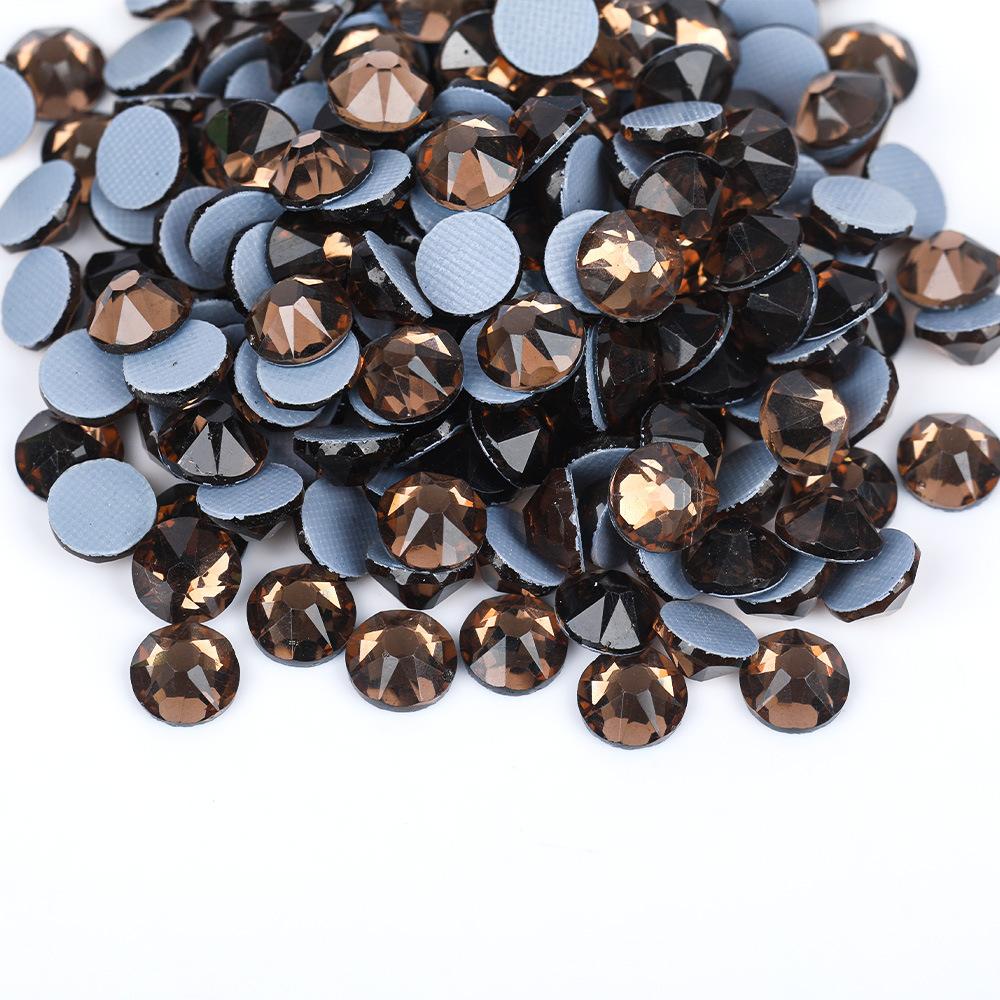 2088 16Cut Austrian Rhinestones Diamond Nail Art 3D DIY Mobile Phone Case ABS Hot-Fix Rubber Bottom Flats Glass Jewelry Shoes