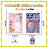 16Sheets Easter Stickersegg Decorating Bunny Stickers Easter Activities Party Favors Games Easter Crafts Gifts Bags