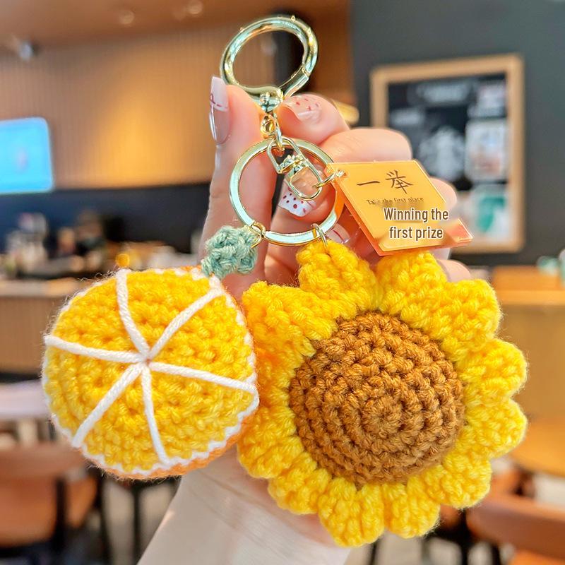 2025 Sunflower Wool Keychain: Inspirational Gift for Gaokao & College Exam Students