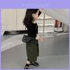 Stylish Mini Children's Handbag For Girls Elegant Fashionable Pu Leather Crossbody Bag