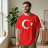 Unisexs Flag of Turkey Souvenir T Shirts Turkish Patriot Pure Cotton Clothing Short Sleeve Round Collar Tee Shirt Classic TShirts