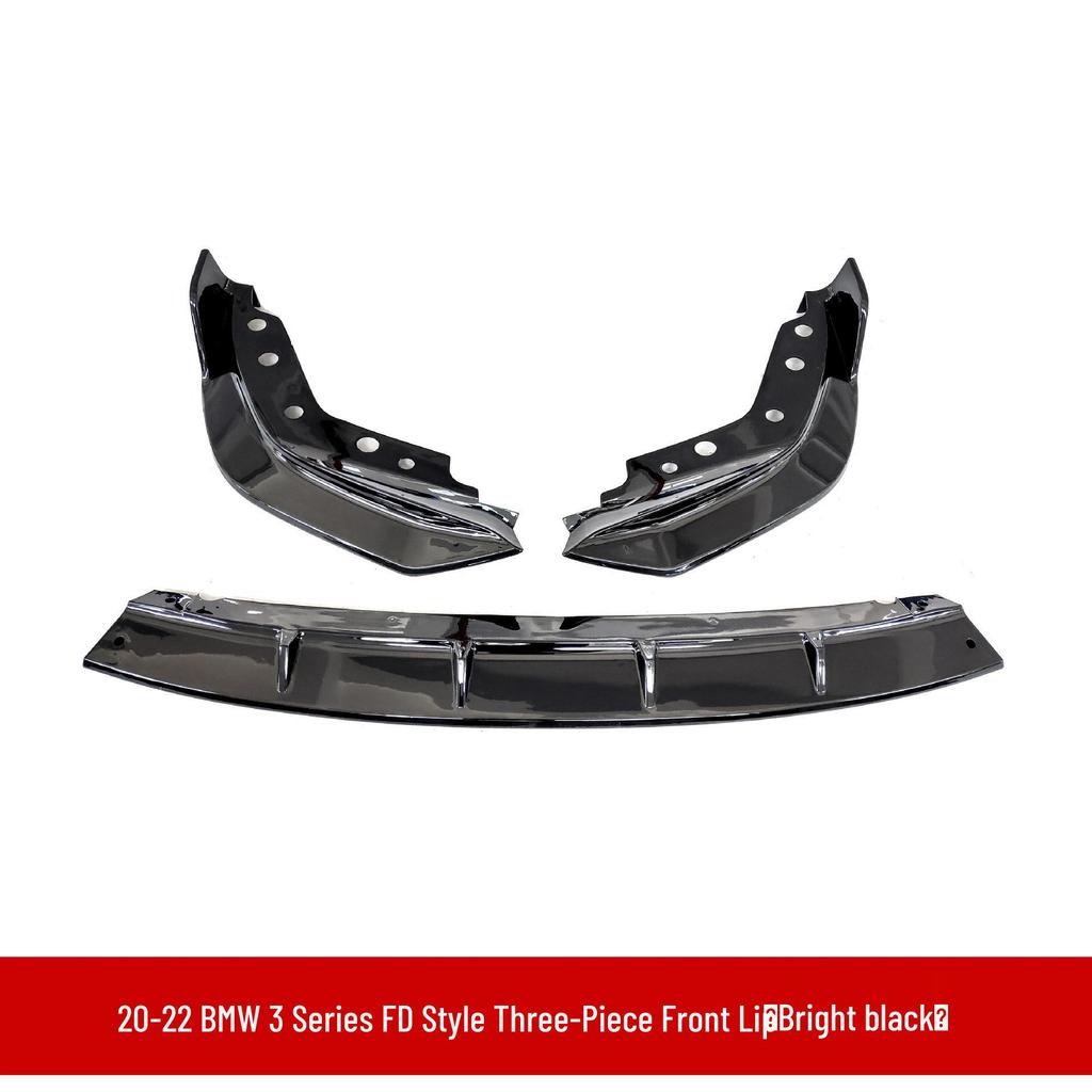 Compatible with 20-22 BMW 3 Series G20: Front Splitter, Lip, Rear Spoiler Body Kit, Corner Spoilers.
