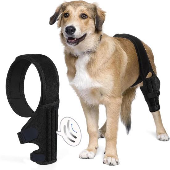 L Dog Knee Brace Hind Leg Knee Brace Enhances Recovery Dog Knee Wrap for Torn ACL Hind Leg Support Cruciate Ligament Injury