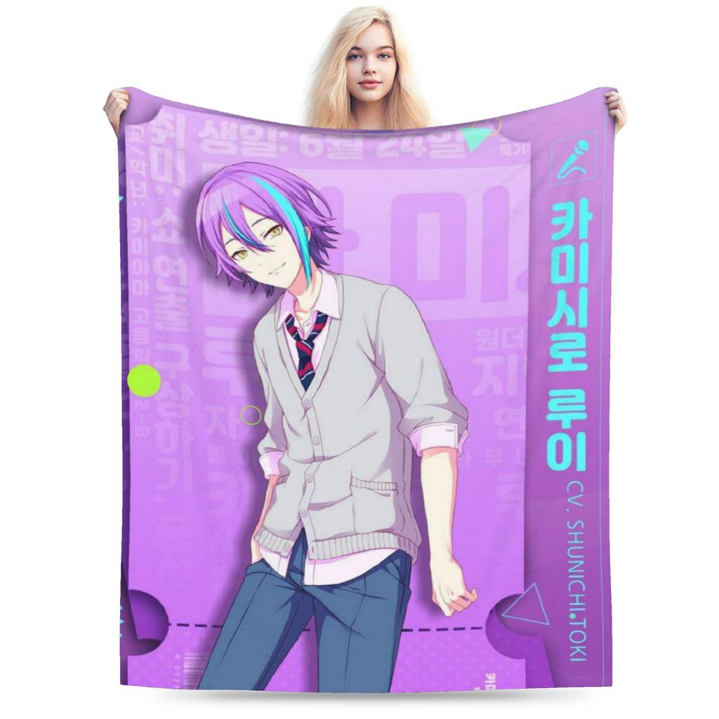 New Rui Kamishiro Blankets Ultra-Soft Fleece Wonderlands x Showtime Comfortable Throw Blanket Machine Washable